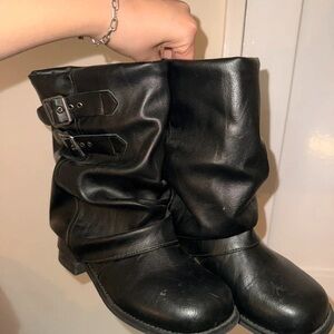 Black Heeled Boots